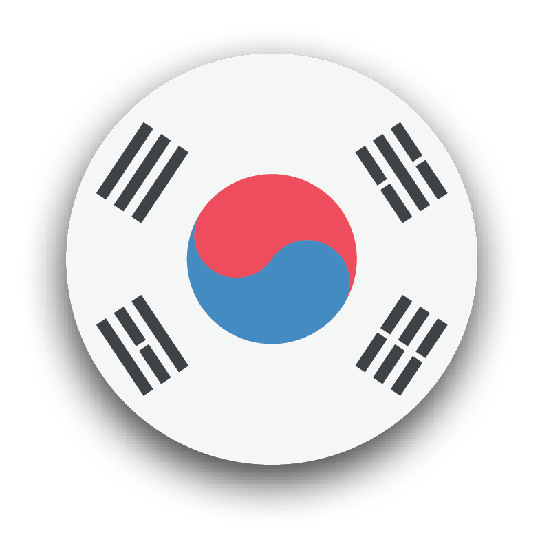 An emoji depicting the flag of South Korea.